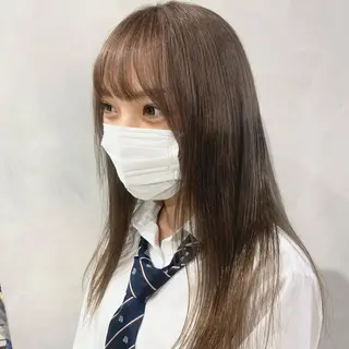 ロング カラー デザインカラー/パー マ🦖外岡咲希🦖のヘアスタイル