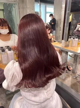 セミロング カラー 透明感カラー🤍 Kaitoのヘアスタイル