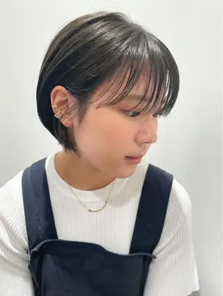 ショート カラー ショート/ボブ/ 吉祥寺/ryoのヘアスタイル
