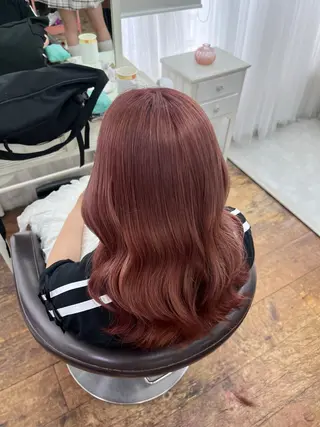 セミロング ハイトーン/アレンジ かなで⊹ ࣪ ˖⟡のヘアスタイル