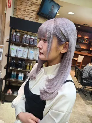 セミロング ANKH CROSS 池袋所属・*エクステ/髪質改善 カラー特化*マサキのヘアスタイル