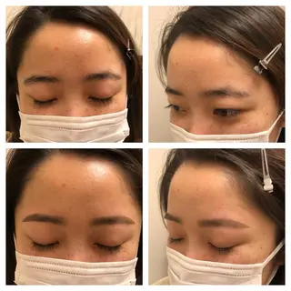 ロング カラー パーマ ヘアアレンジ メンズ マツエク・マツパ t-under~taachi~所属・taachi Nanaのマツエク・マツパデザイン