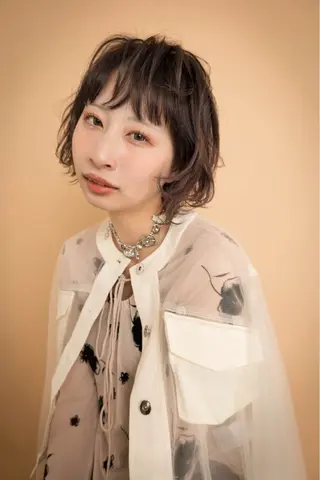 ショート 🌿透明感カラー 松本麻里奈🌼のヘアスタイル