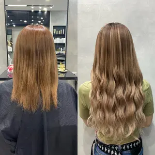 ロング カラー ヘアアレンジ ar+ ❤︎ maiのヘアスタイル