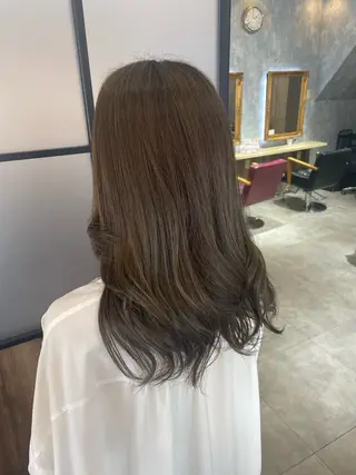 セミロング Hare salon Alion　Jinのヘアスタイル
