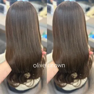 セミロング 🦋ami/浦和 ブリーチ/韓国🦋のヘアスタイル