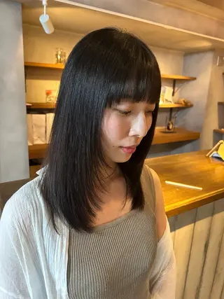 ロング manaka/カット モデル募集中📣💬のヘアスタイル