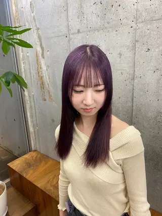 ロング カラー ✨️艶ハイトーン特化 ✨️佐藤望のヘアスタイル