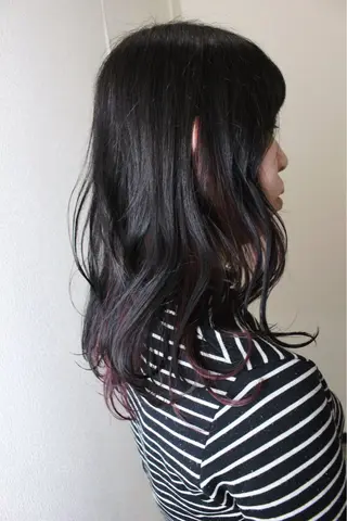 ミディアム カラー 土居 正季のヘアスタイル