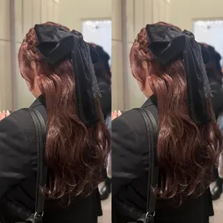 ヘアアレンジ 🫧艶カラー特化🫧 セット/mona🩵のヘアスタイル