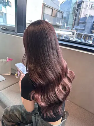 ロング カラー ROCAReTA kyoto所属・ながたに あやか🎀のヘアスタイル