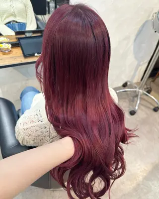 ロング カラー 🫧シールエクステ/ カラー🫧アサミ️のヘアスタイル