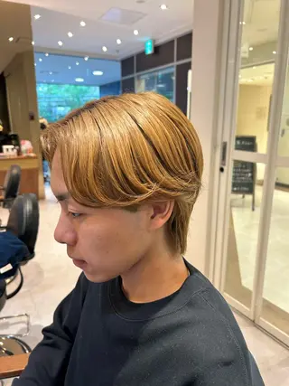 ヘアアレンジ メンズ 縮毛矯正/カット/ 韓国ヘア/蛯原🍤のヘアスタイル