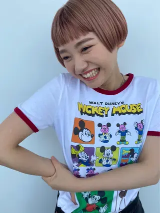 ショート カラー 小岸 竜のヘアスタイル