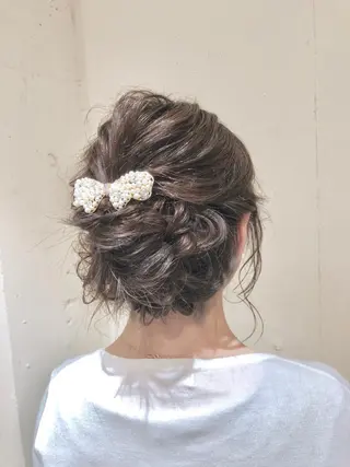 ミディアム カラー パーマ ヘアアレンジ 【ツヤ髪美容師】 ツダケイスケのヘアスタイル