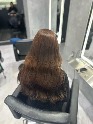 ロング カラー CS made by SHACHU 栄所属・中村 さきのヘアスタイル