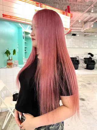 ロング 💥ウルフカット デザインあんな💥のヘアスタイル