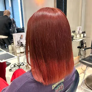 カラー ︎︎🌟韓国艶カラー ︎🌟璃奈 (ﾘﾅ)のヘアスタイル