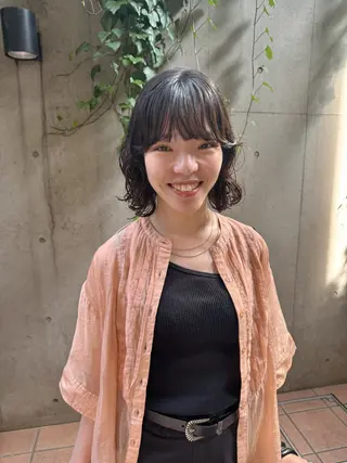 ショート パーマ 大橋 芽衣のヘアスタイル