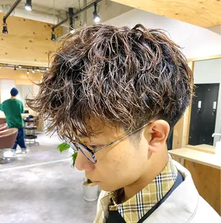 パーマ メンズ QOL 立川所属・トレンドパーマ‼️ NAOKI💥のヘアスタイル