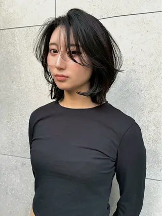 ミディアム 🩵縮毛矯正・ボブ 岩原朋也🩵のヘアスタイル