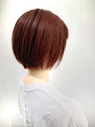 ショート カラー ケアブリーチ/ili 村上佳那多のヘアスタイル