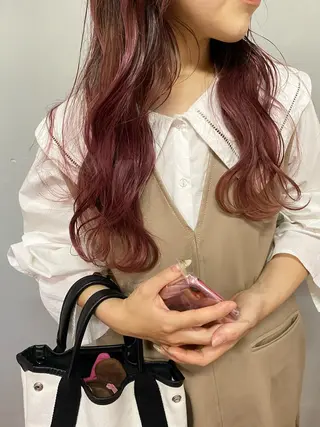 カラー 松谷 美和のヘアスタイル