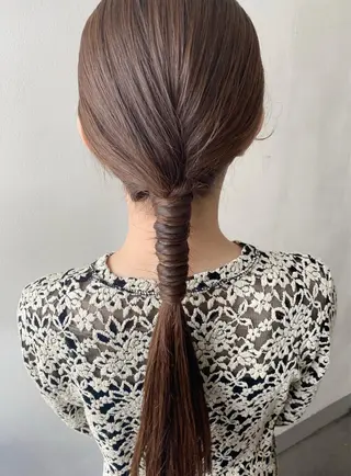 ロング ヘアアレンジ 🌟アレンジが似合う カラー🌟Rumiのヘアスタイル