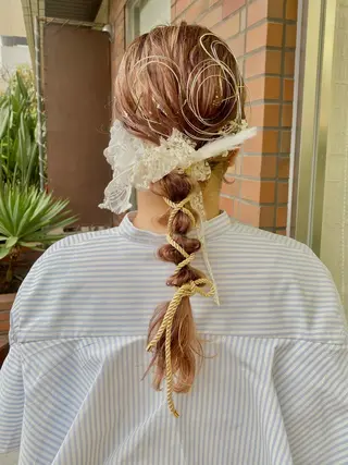 ヘアアレンジ 💫お呼ばれヘア💫 men's✨ともえ✨のヘアスタイル