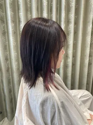 カラー 折本 沙織のヘアスタイル