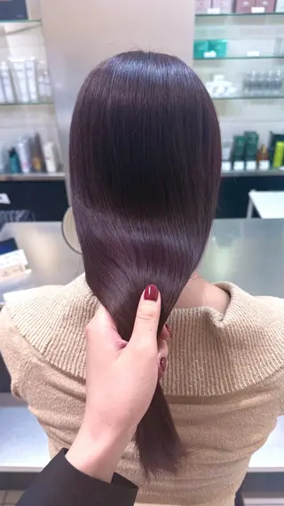 ロング カラー akari / ミディアムパーマのヘアスタイル