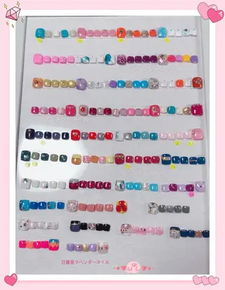 ネイル ラベンダー💖日暮里 ルル💖ネイルのネイルデザイン