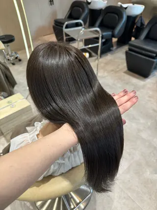 ミディアム カラー ✨髪質改善 縮毛矯正 艶髪 立川 コウキ✨のヘアスタイル