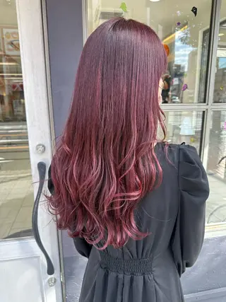 ロング カラー 【寺田町】ソリハシ アキラのヘアスタイル