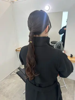 ロング ヘアアレンジ ヘアセット/艶カラー 💐nao.のヘアスタイル