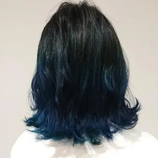 カラー ブリーチ/ヘアケア/ 艶髪/イギチハルのヘアスタイル