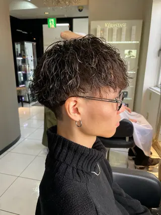 ショート カラー パーマ メンズ 🔥お値段以上🔥 メンズ特化たかひろのヘアスタイル