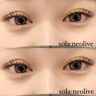 マツエク・マツパ sola: neolive山崎のマツエク・マツパデザイン