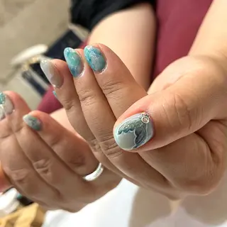 ネイル Second   MW所属・SecondMW _nail 　川連のネイルデザイン