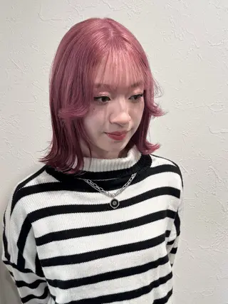 ミディアム ハイトーン/レイヤー /艶カラー🎀のヘアスタイル