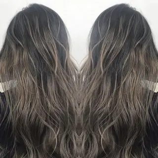 ロング カラー LUSTRE クロサワのヘアスタイル