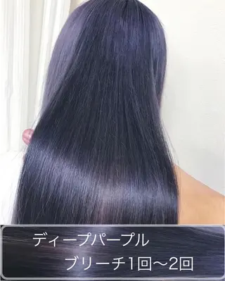 ロング カラー ケアブリーチ /髪質 改善/古橋圭史郎のヘアスタイル