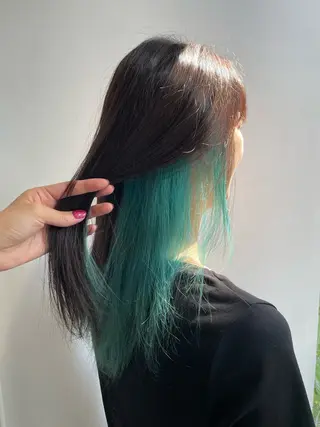 セミロング カラー 🤍透明感カラー ソメヤナナ 🤍のヘアスタイル