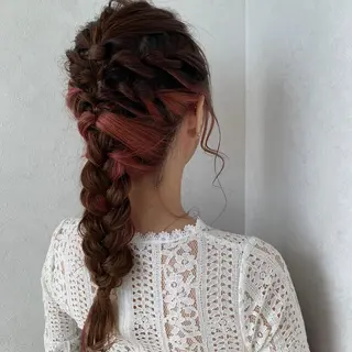 ロング ヘアアレンジ ヘアセット/髪質改善 🌿 長 若奈のヘアスタイル