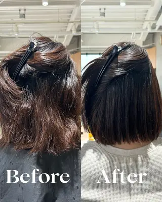 ミディアム 茅ヶ崎/縮毛矯正/ ソノカのヘアスタイル