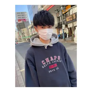 ショート パーマ メンズ ange☞ soutaのヘアスタイル