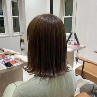 ミディアム カラー 海老名で韓国風 HANA🎀のヘアスタイル