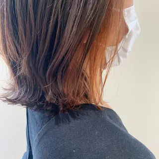 ミディアム 透明感カラー 金村真子のヘアスタイル