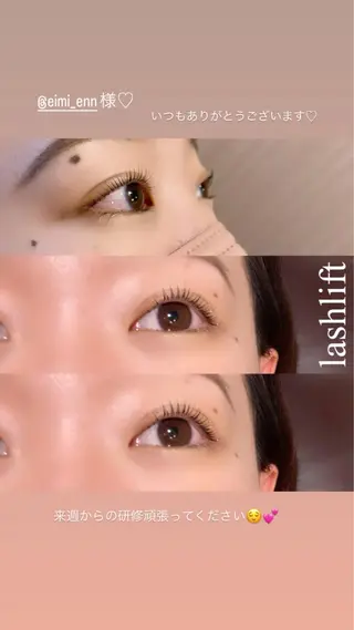 マツエク・マツパ Earth coiffure beaute長野稲田店所属・林 愛子のマツエク・マツパデザイン