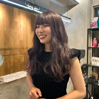 ロング カラー じゅわっと暖色カラー 🍊Moemiのヘアスタイル